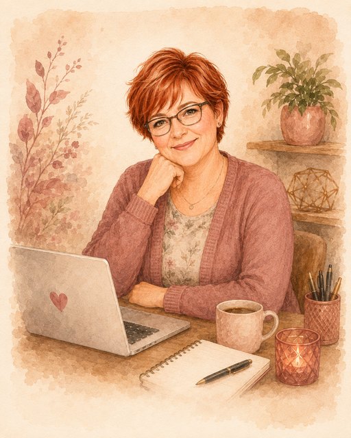 Illustrated portrait of Sara